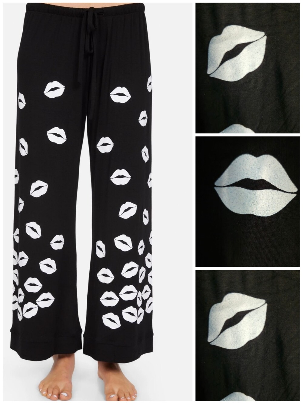 Lauren Moshi All Over Lips lounge/pj pants